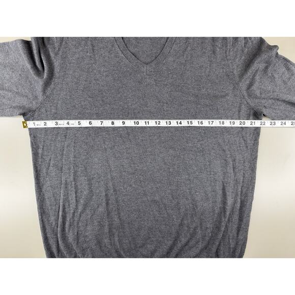 Banana Republic Mens Silk Cashmere Blend V Neck Sweater L Quiet Luxury Preppy - Picture 4 of 10